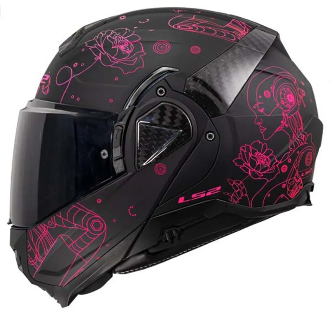 LS2 FF910 Advant II Sophia Helm - Maat XS - Zwart