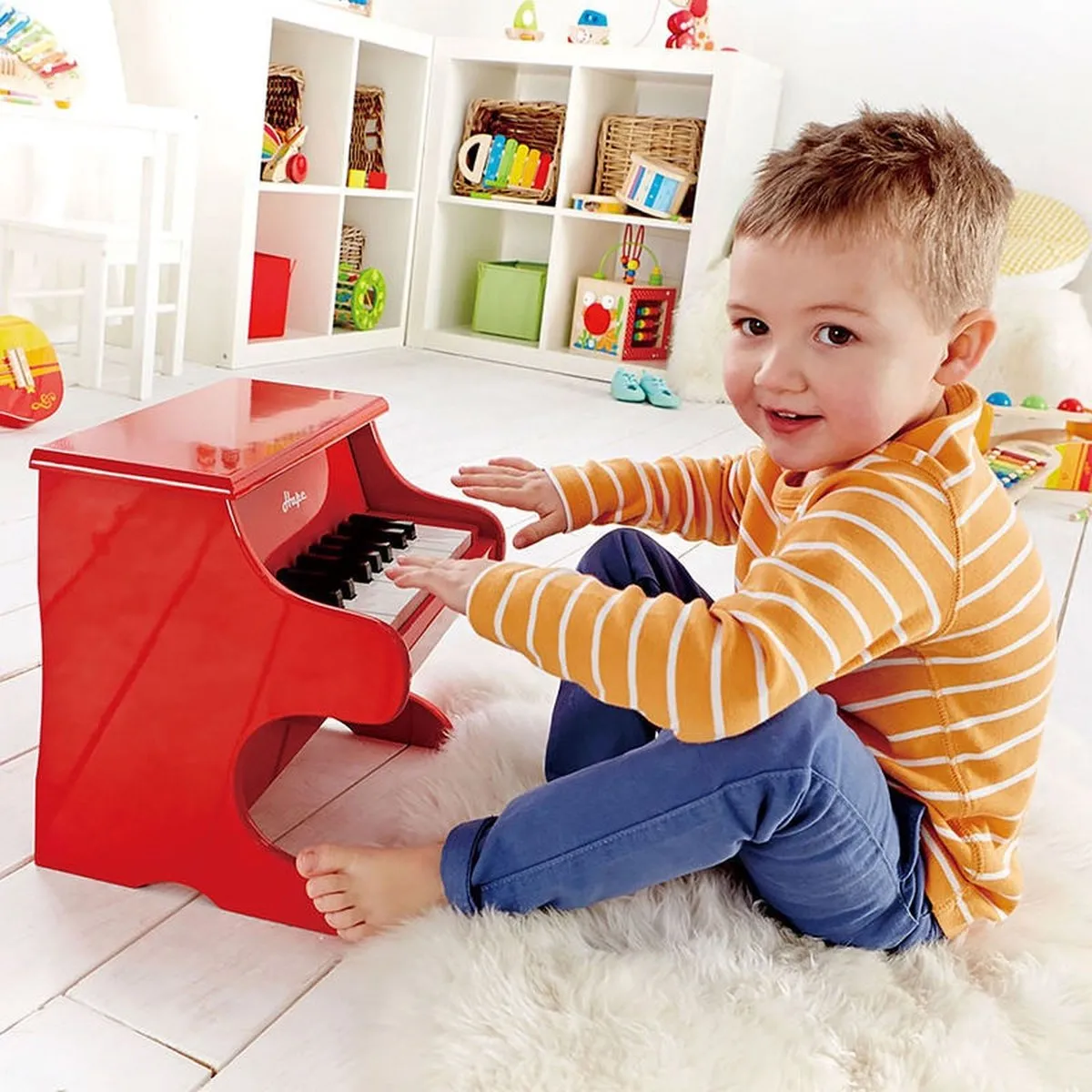 Hape Speelse Piano - Veelkleurig - afbeelding 6 van 6