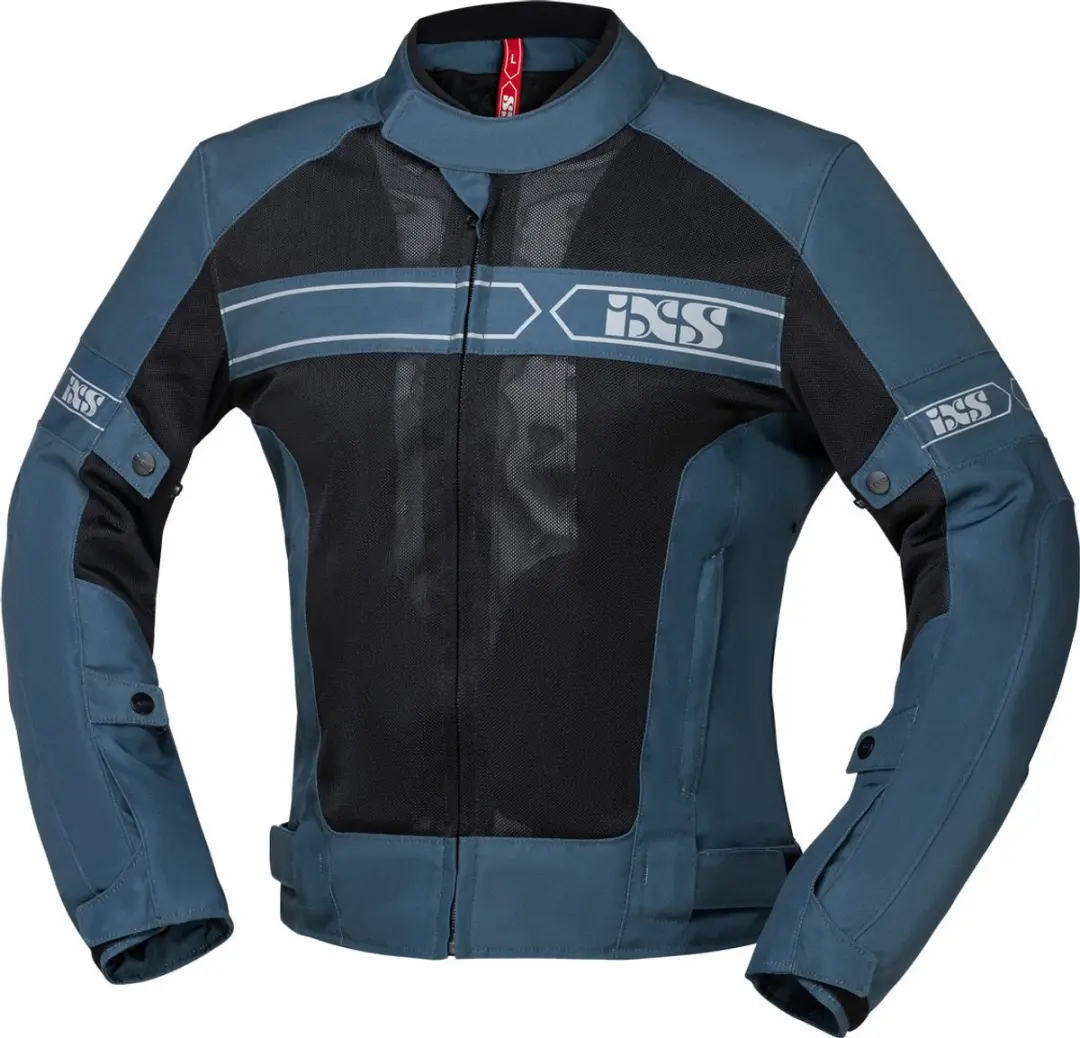 IXS Evo-Air Blauw Zwart Textiele Motorjas