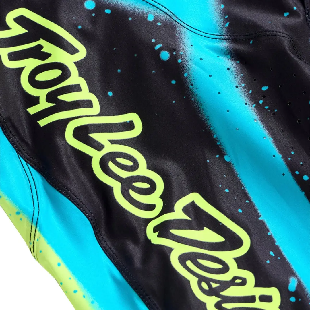 Troy Lee Designs SE Ultra Membraan Motocrossbroek 34 - Zwart/Geel