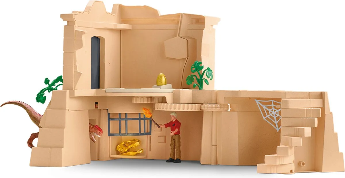 Schleich Dino Tempel Verovering 42657 - Multikleur