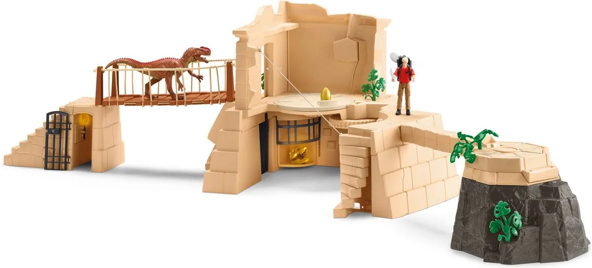 Schleich Dino Tempel Verovering 42657 - Multikleur