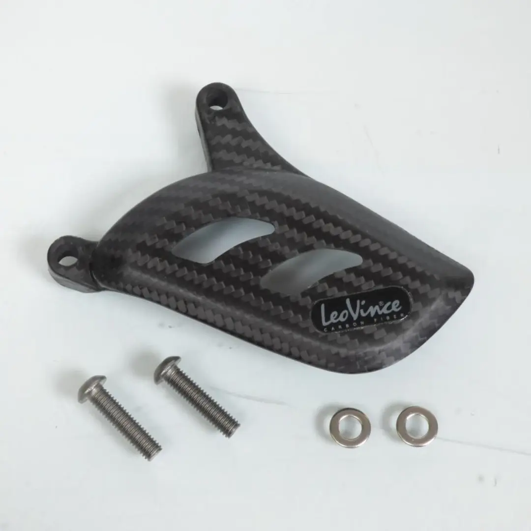 Cache pignon sortie boite carbone Leovince pour moto Kawasaki KX 250 F Ie 2011 �