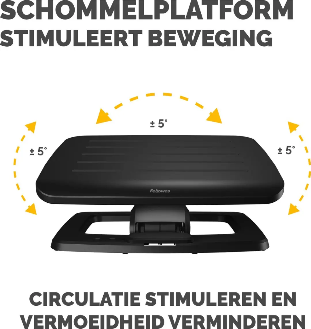 Fellowes Hana LT Voetensteun - Zwart