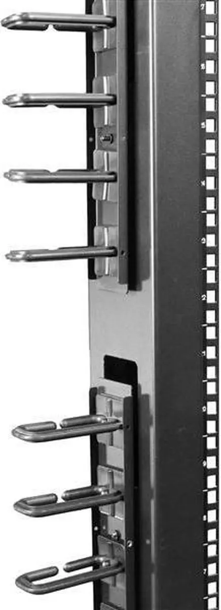 Startech Verticale Kabelmanager CMVER40UD - 1,8m - Zwart - afbeelding 5 van 6