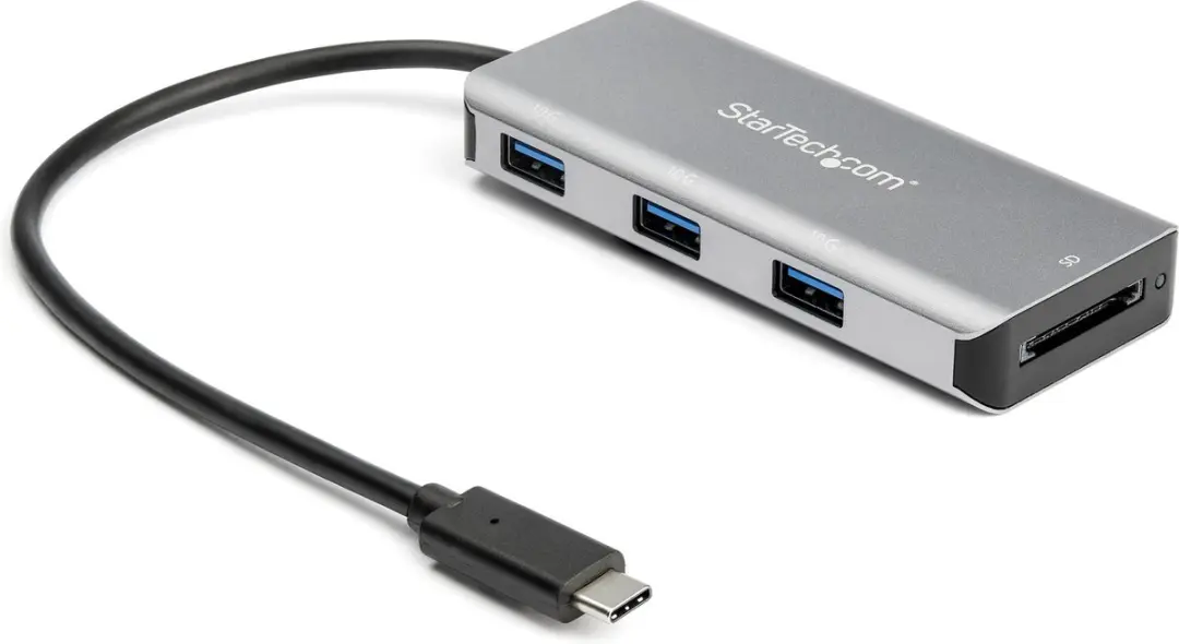 Startech HB31C3ASDMB USB Hub 3-Ports - Zwart-Grijs