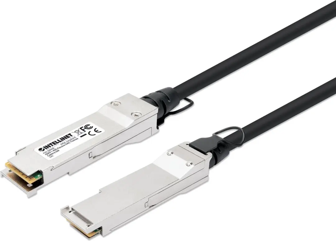Intellinet QSFP+ 40G Passieve DAC Twinax-kabel - Zwart/Zilver - afbeelding 5 van 6