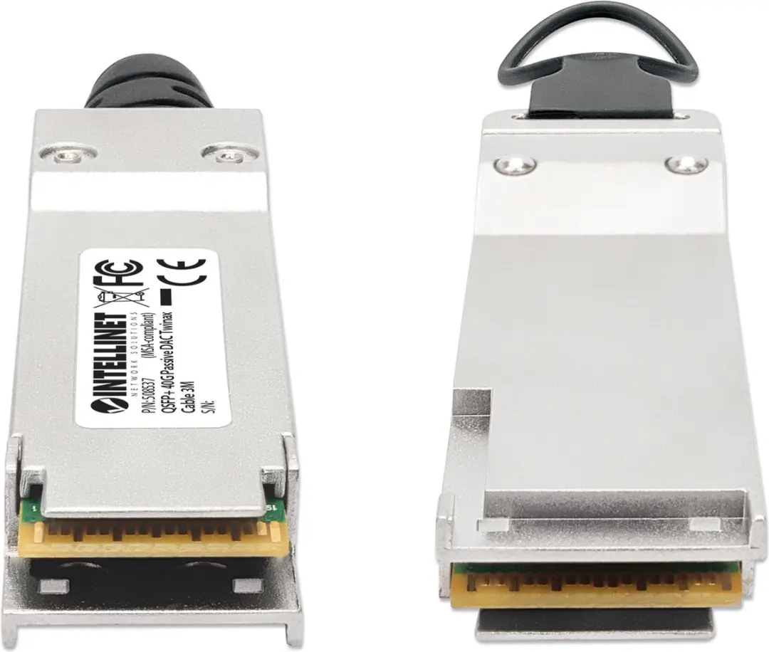 Intellinet QSFP+ 40G Passieve DAC Twinax-kabel - Zwart/Zilver