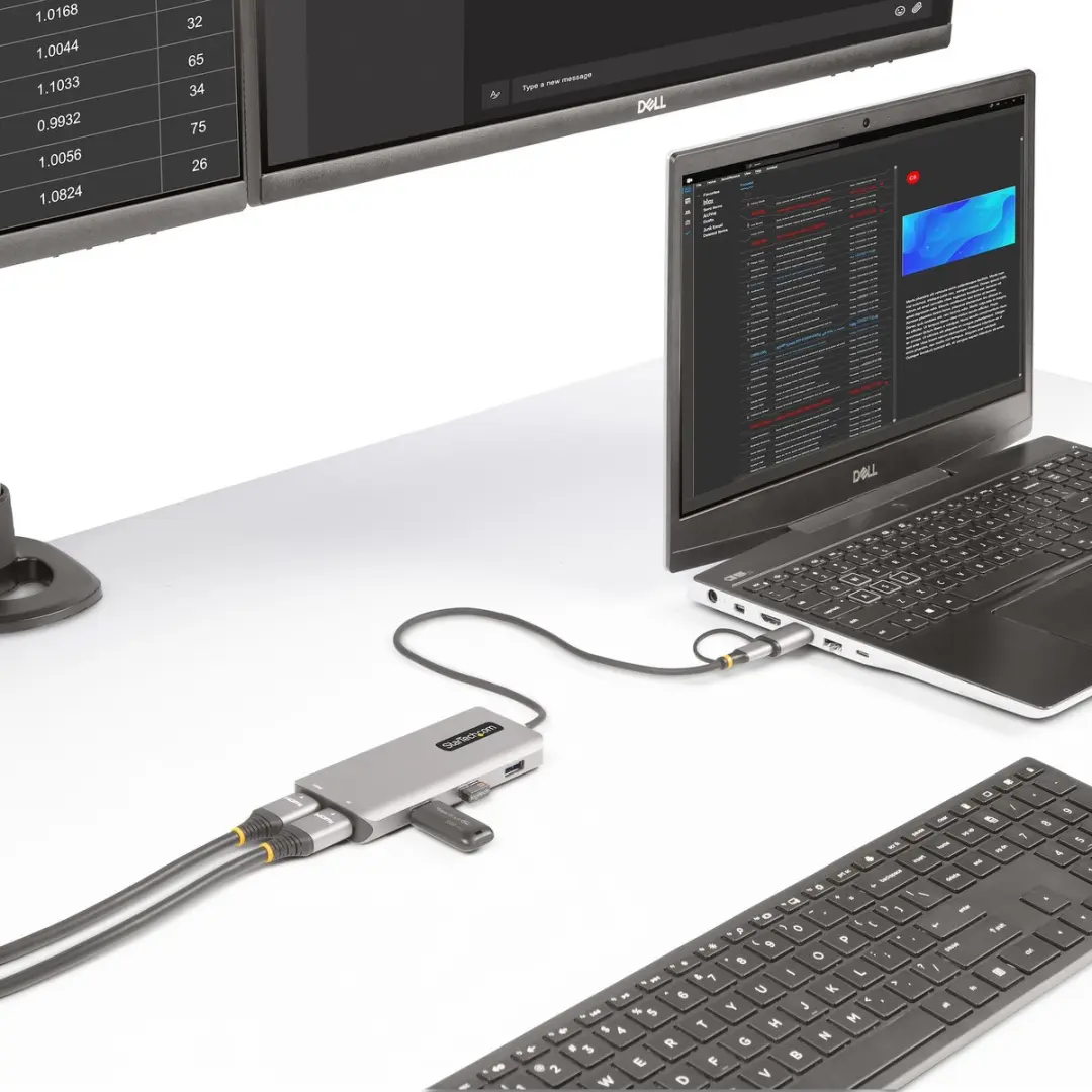 Startech 167B-USBC-MULTIPORT USB-C Multiport Adapter - Zilver - afbeelding 3 van 6