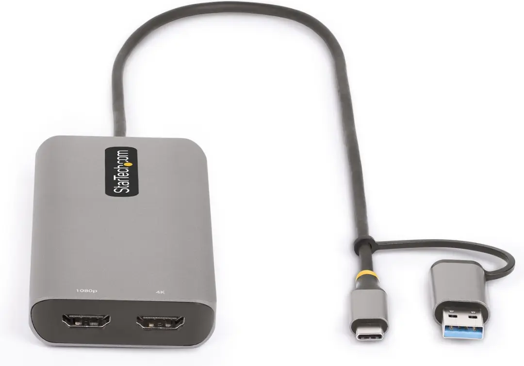Startech 167B-USBC-MULTIPORT USB-C Multiport Adapter - Zilver - afbeelding 5 van 6