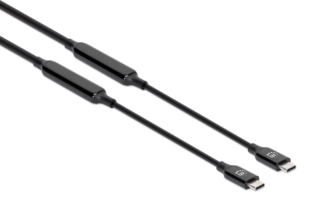 Manhattan 355971 USB 3.2 Gen 2 Type-C Kabel 5m - 60W - Zwart - afbeelding 5 van 6
