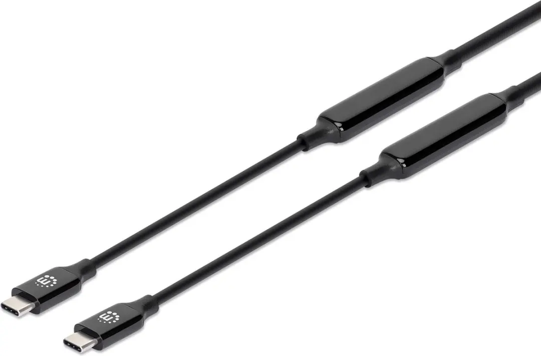 Manhattan 355971 USB 3.2 Gen 2 Type-C Kabel 5m - 60W - Zwart - afbeelding 6 van 6