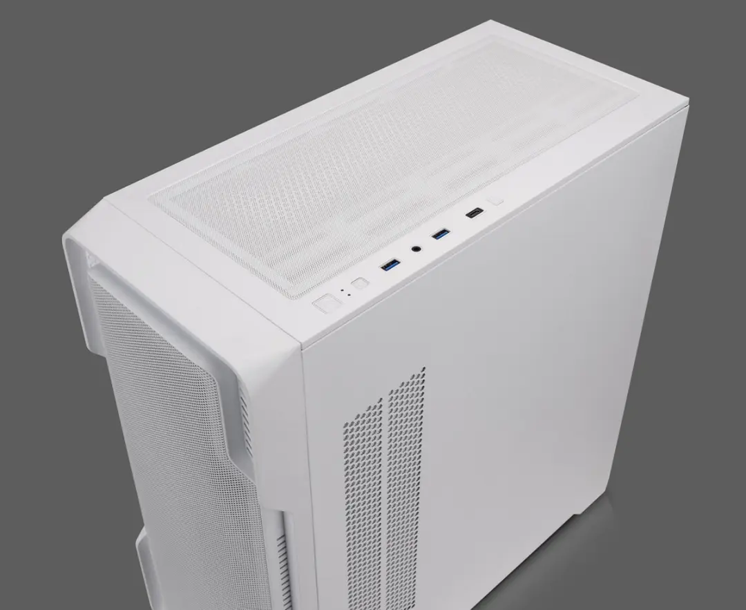 Nanoxia DS-9ARGB-W Midi Tower - Wit