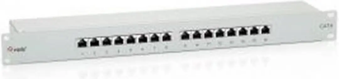 Equip Patch Panel 16-Port Cat.6 1U - Grijs - afbeelding 2 van 6