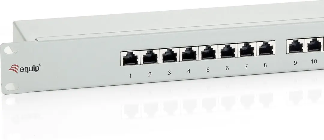 Equip Patch Panel 16-Port Cat.6 1U - Grijs - afbeelding 4 van 6