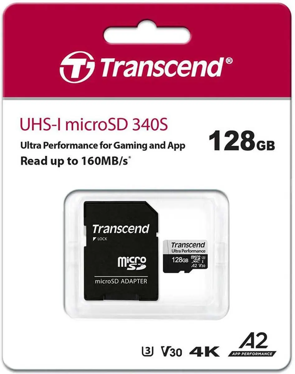 Transcend microSDXC 340S TS128GUSD340S - 128GB - Class 10 UHS-I