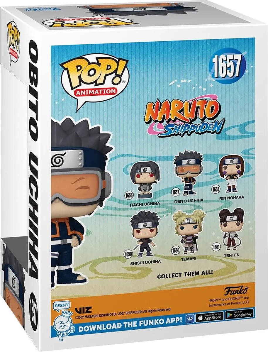 Funko Pop! Naruto Obitu Uchiha 1657 - Anime Figuur - Multicolor