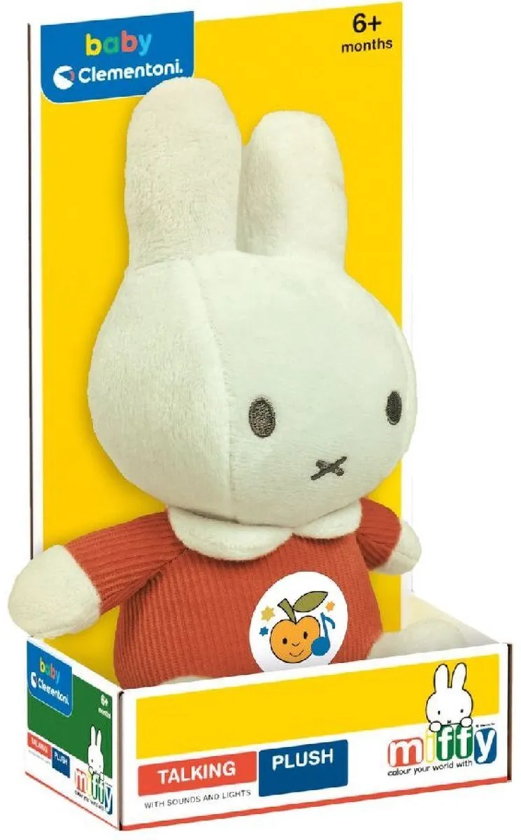 Clementoni Nijntje Interactieve Knuffel - Blauw - afbeelding 6 van 6
