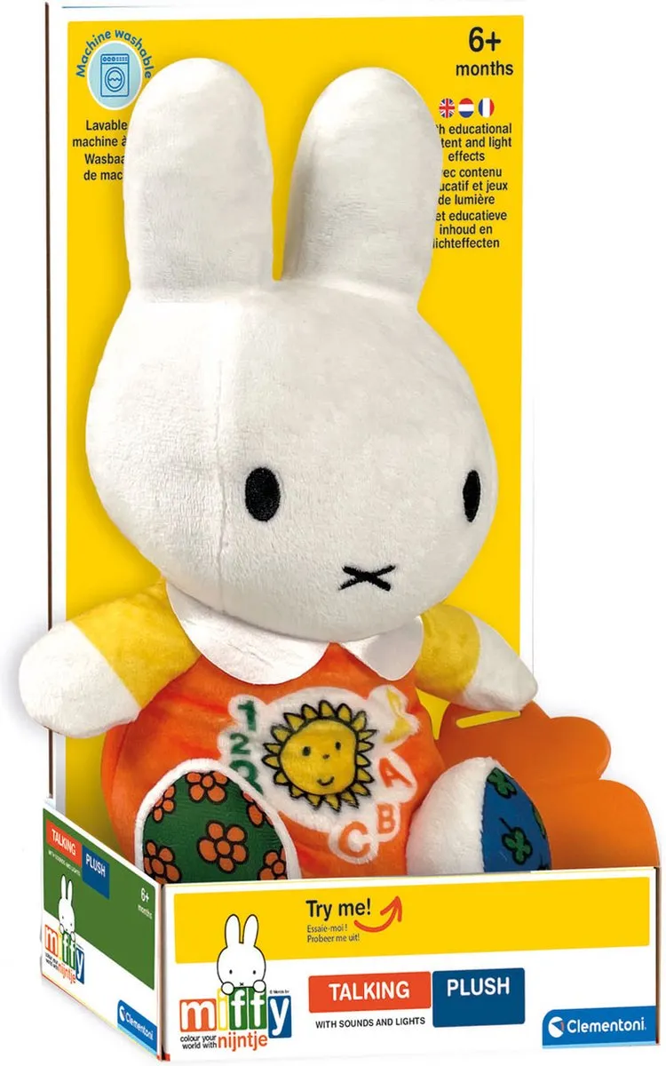 Clementoni Nijntje Interactieve Knuffel - Blauw
