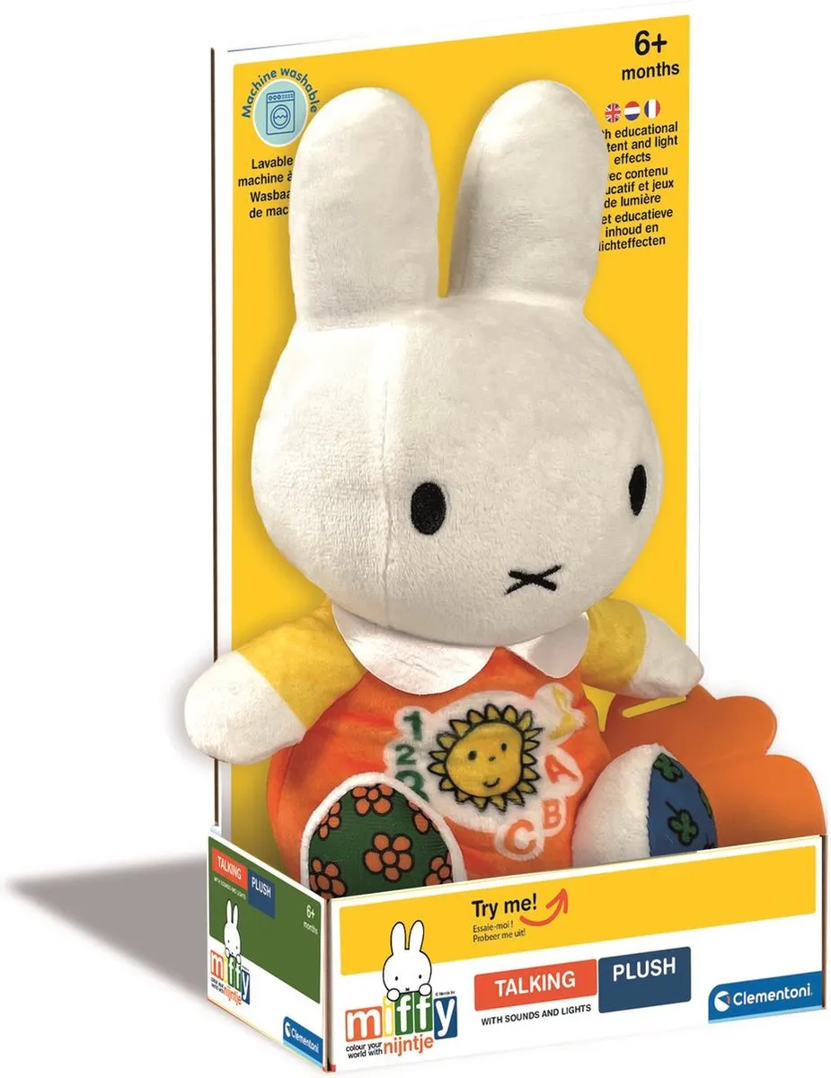 Clementoni Nijntje Interactieve Knuffel - Blauw