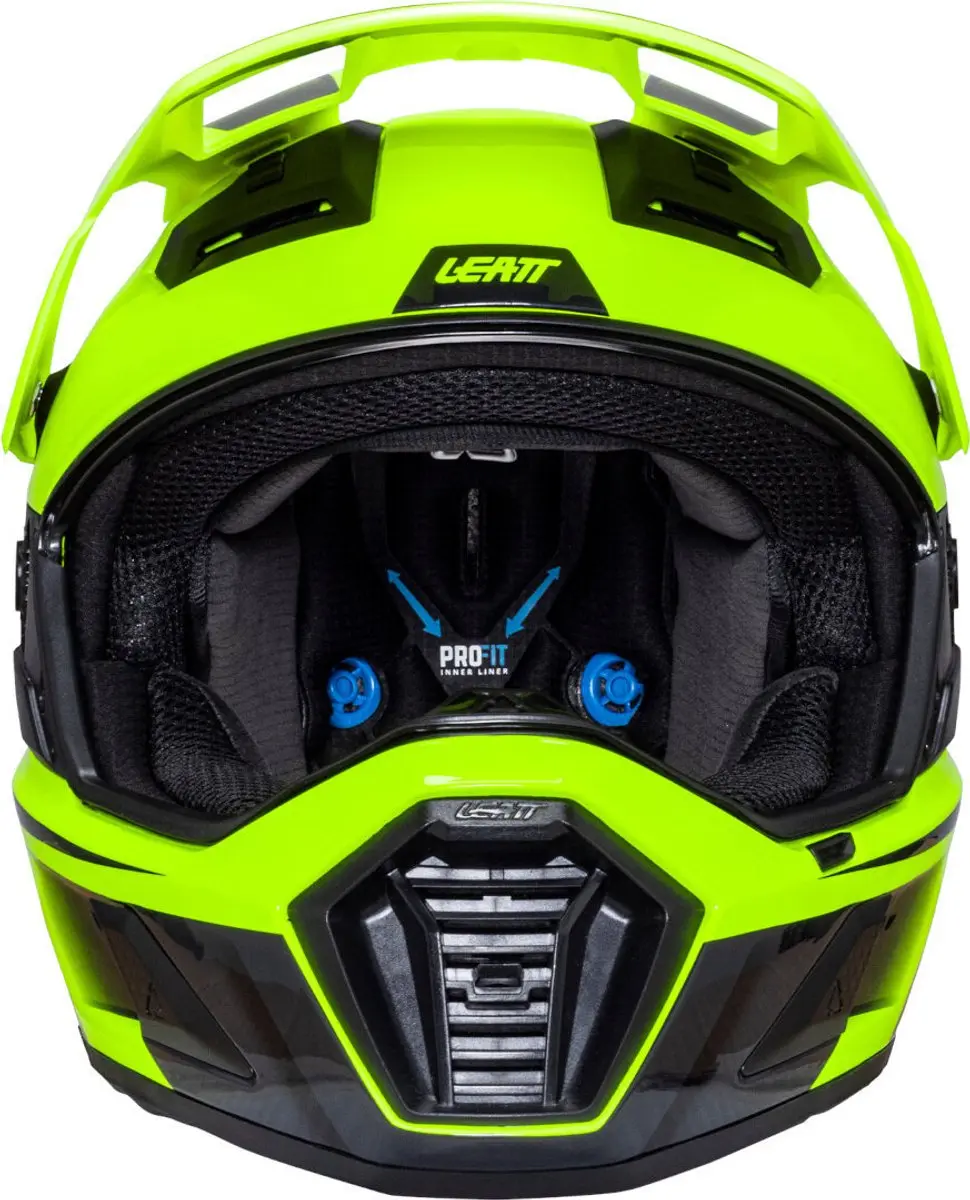 Leatt ADV 8.5 Hi-Viz Integraalhelm S - Zwart/Fluor