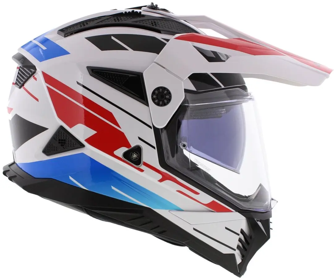 LS2 MX702 Pioneer II Adventure Helm - XXXL - Wit