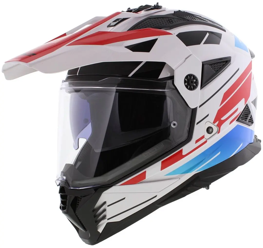 LS2 MX702 Pioneer II Adventure Helm - XXXL - Wit