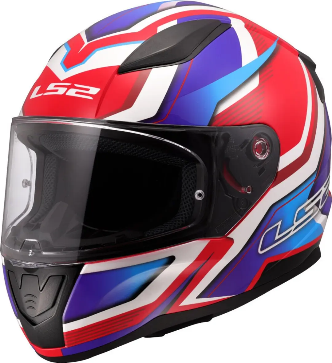 LS2 FF353 Rapid II Flitz Wit Blauw Rood 06 Integraalhelm