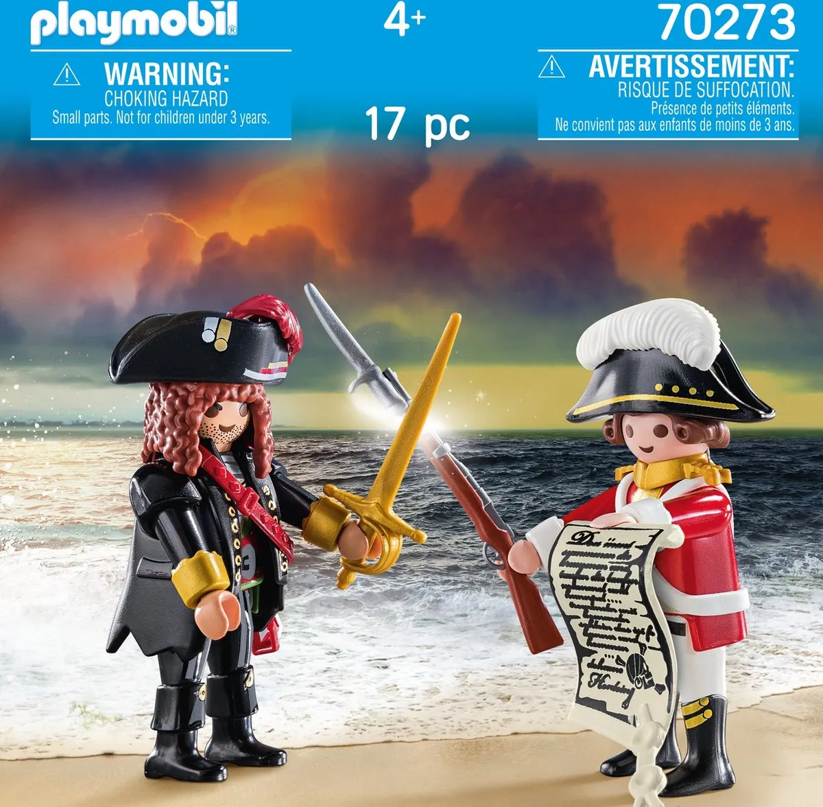 Playmobil Duo Pack Piratenkapitein & Roodroksoldaat 70273 - Multicolor - afbeelding 6 van 6