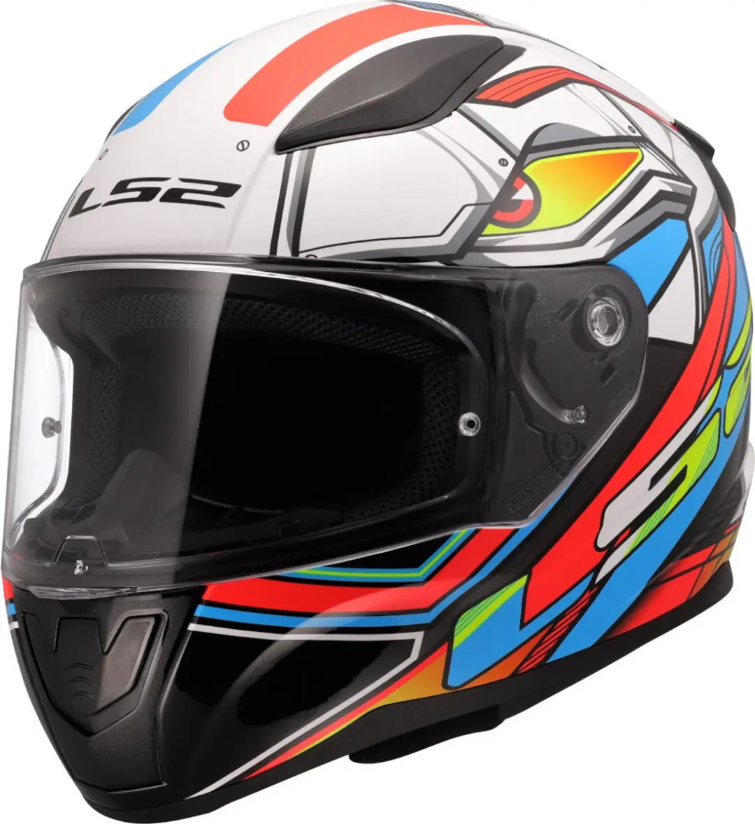 LS2 FF353 Rapid II Xdron Wit Neon Oranje 06 Integraalhelm