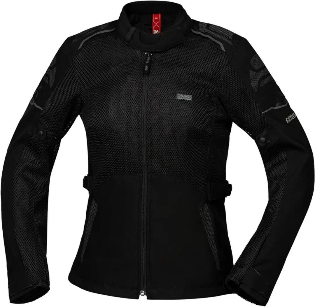 IXS Tourster-Big Air 1.0 Mesh Dames Zwart Textiele Motorjas