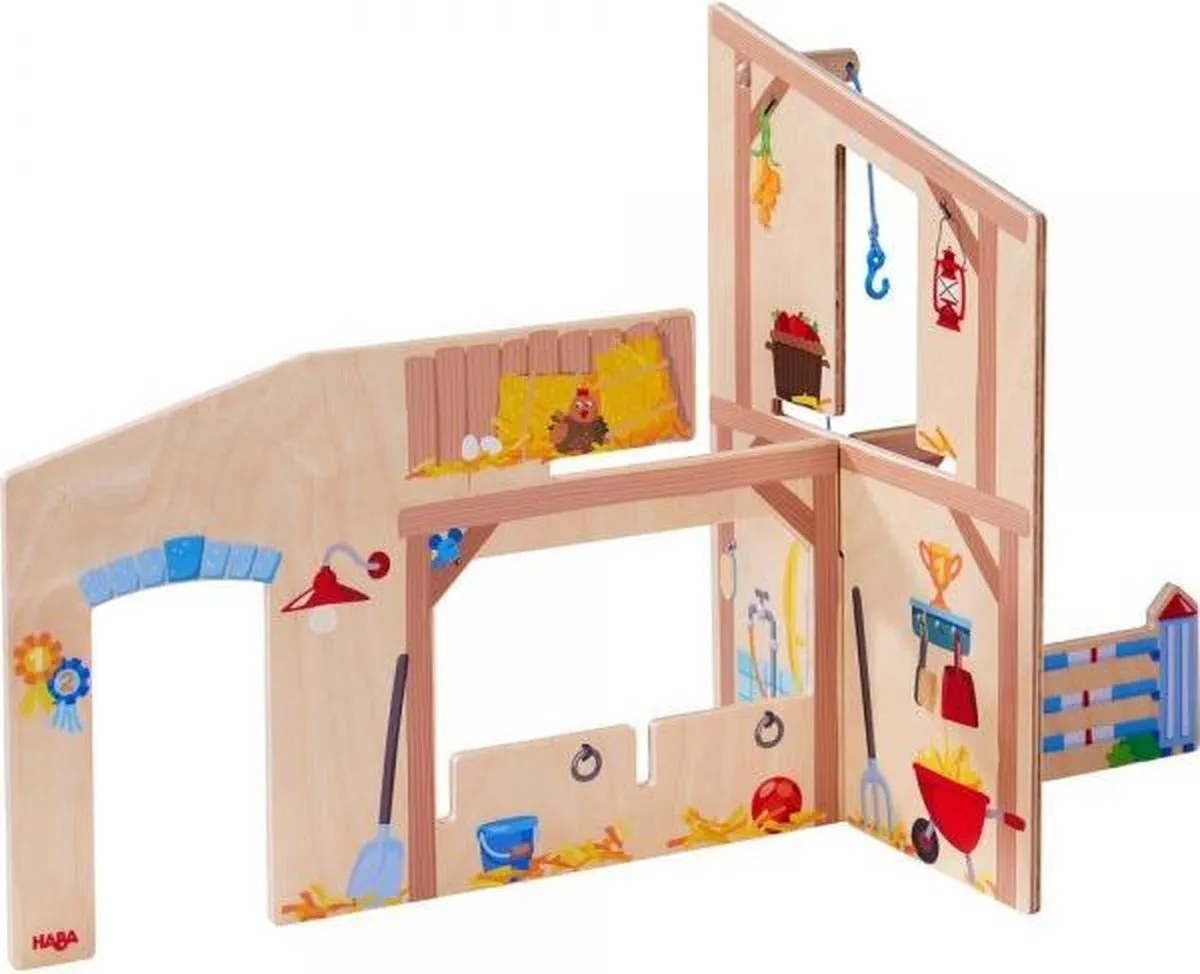 Haba Little Friends Manege Speelset 306156 - Multicolor