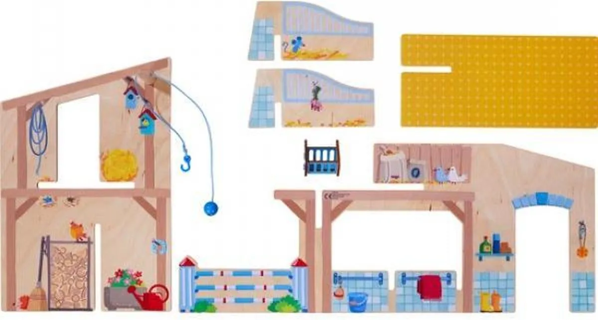 Haba Little Friends Manege Speelset 306156 - Multicolor
