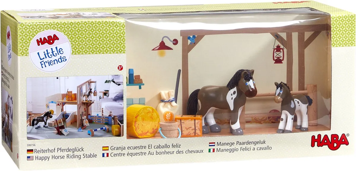 Haba Little Friends Manege Speelset 306156 - Multicolor - afbeelding 6 van 6