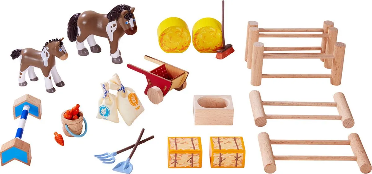 Haba Little Friends Manege Speelset 306156 - Multicolor