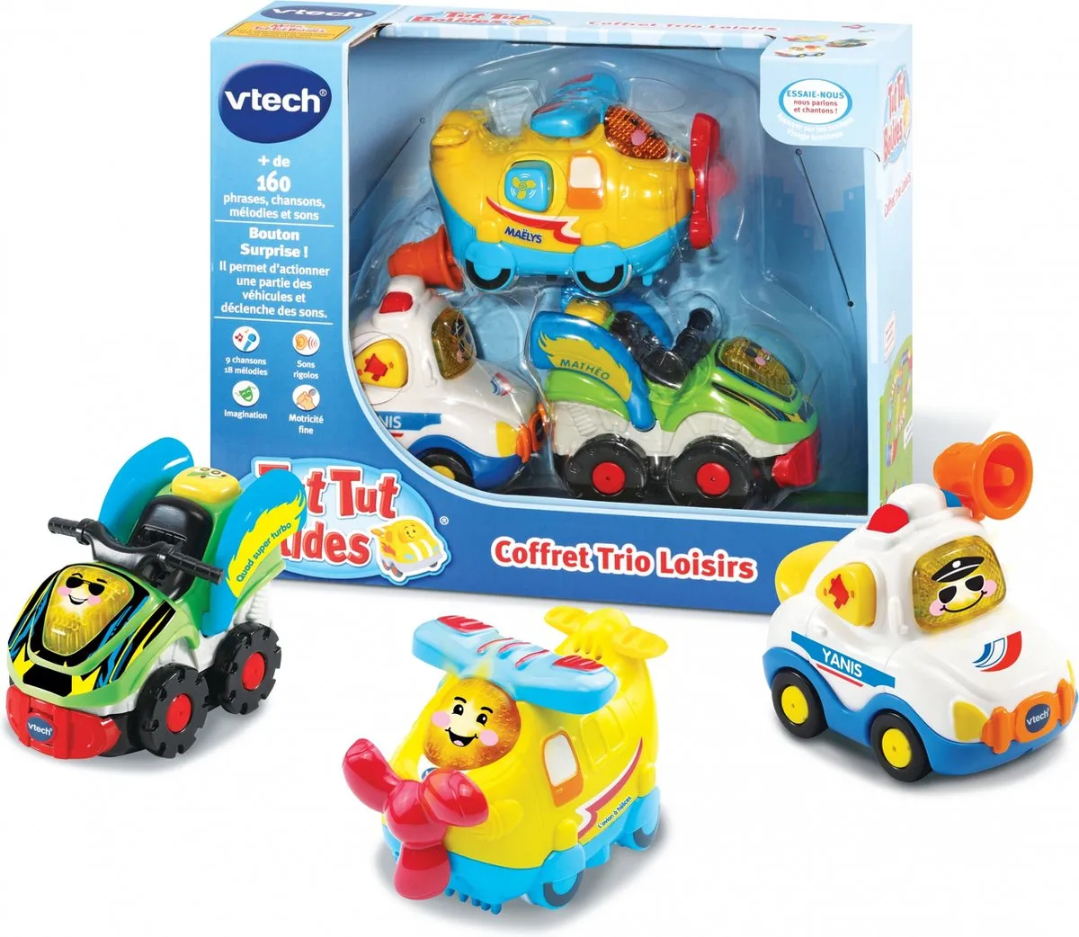 VTech Tut Tut Bolidés Trio Loisirs Box