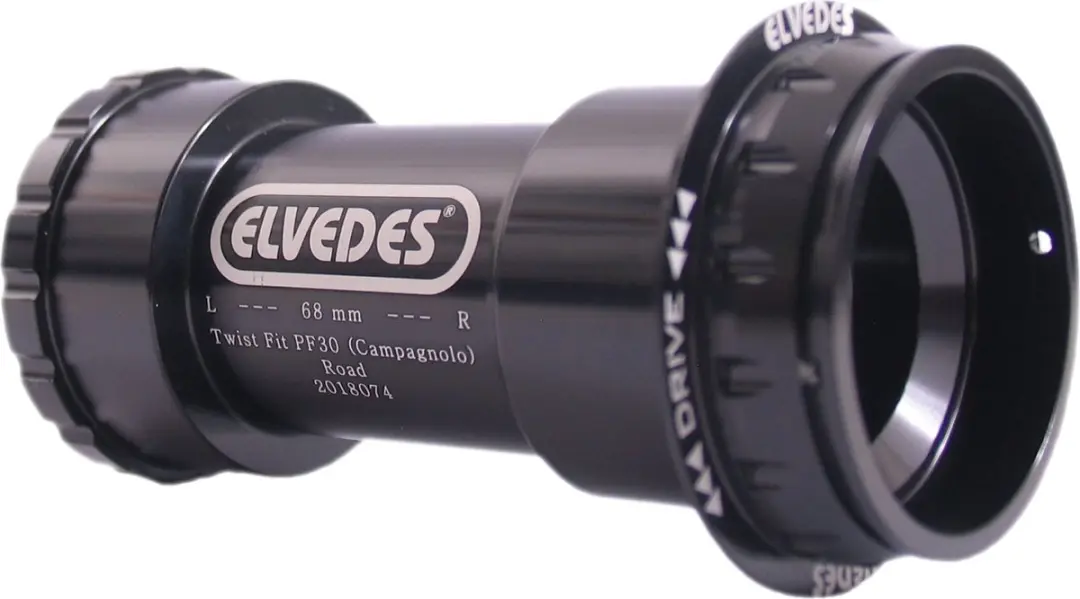 Elvedes Twistfit PF30 Trapasadapter - Campagnolo Ultra-Torque - Zwart