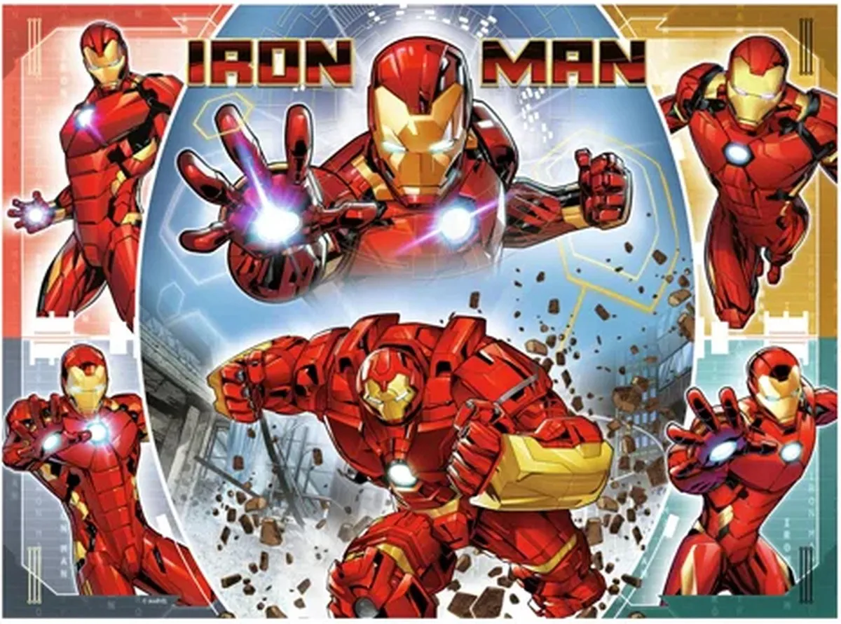 Ravensburger Marvel Iron Man Legpuzzel 100 XXL Stukjes - Multicolor