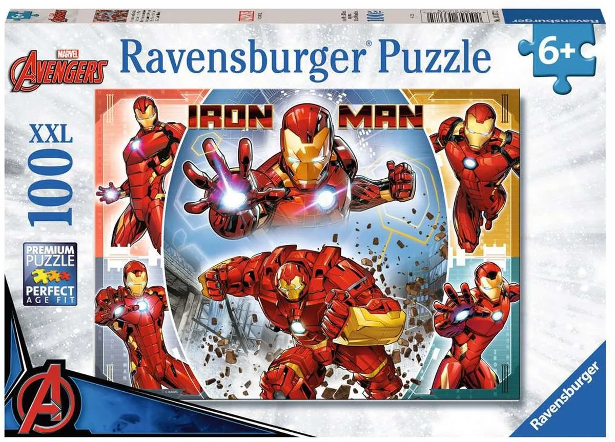 Ravensburger Marvel Iron Man Legpuzzel 100 XXL Stukjes