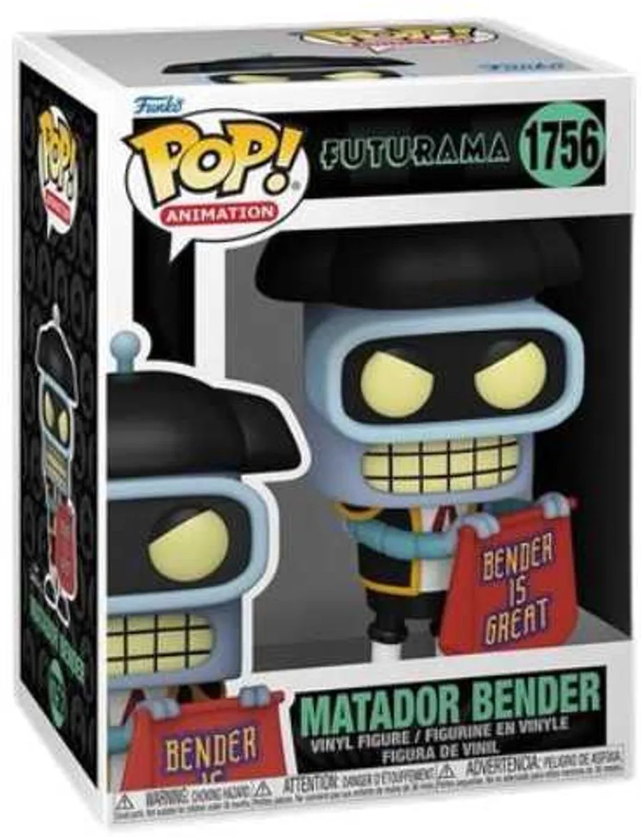 Funko POP! Bender Matador 1756 Futurama - Multicolor - afbeelding 6 van 6
