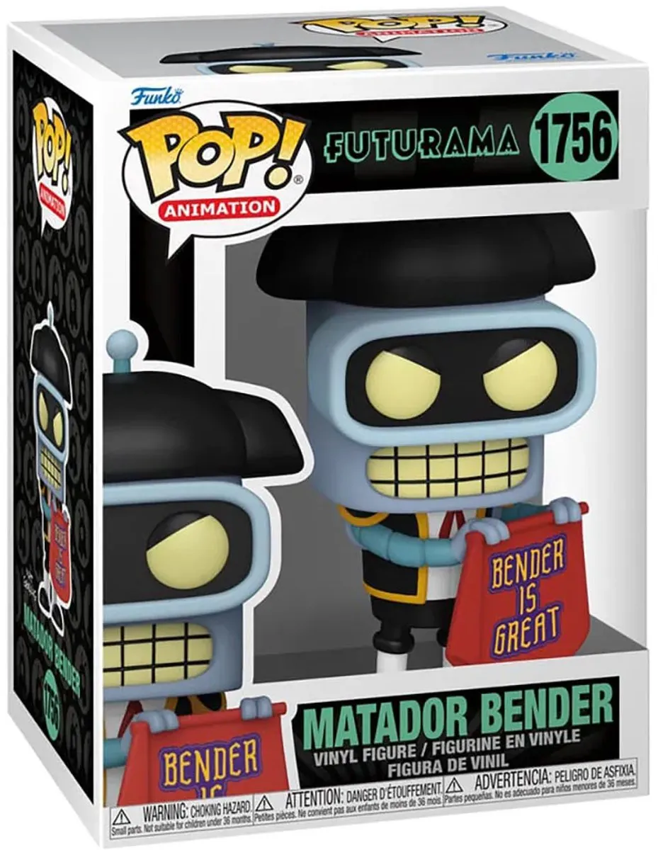 Funko POP! Bender Matador 1756 Futurama - Multicolor