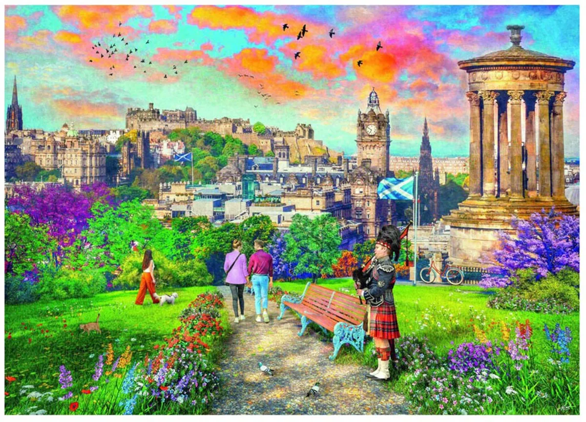 Ravensburger Edinburgh Romance Legpuzzel 1000 Stuks - Multicolor