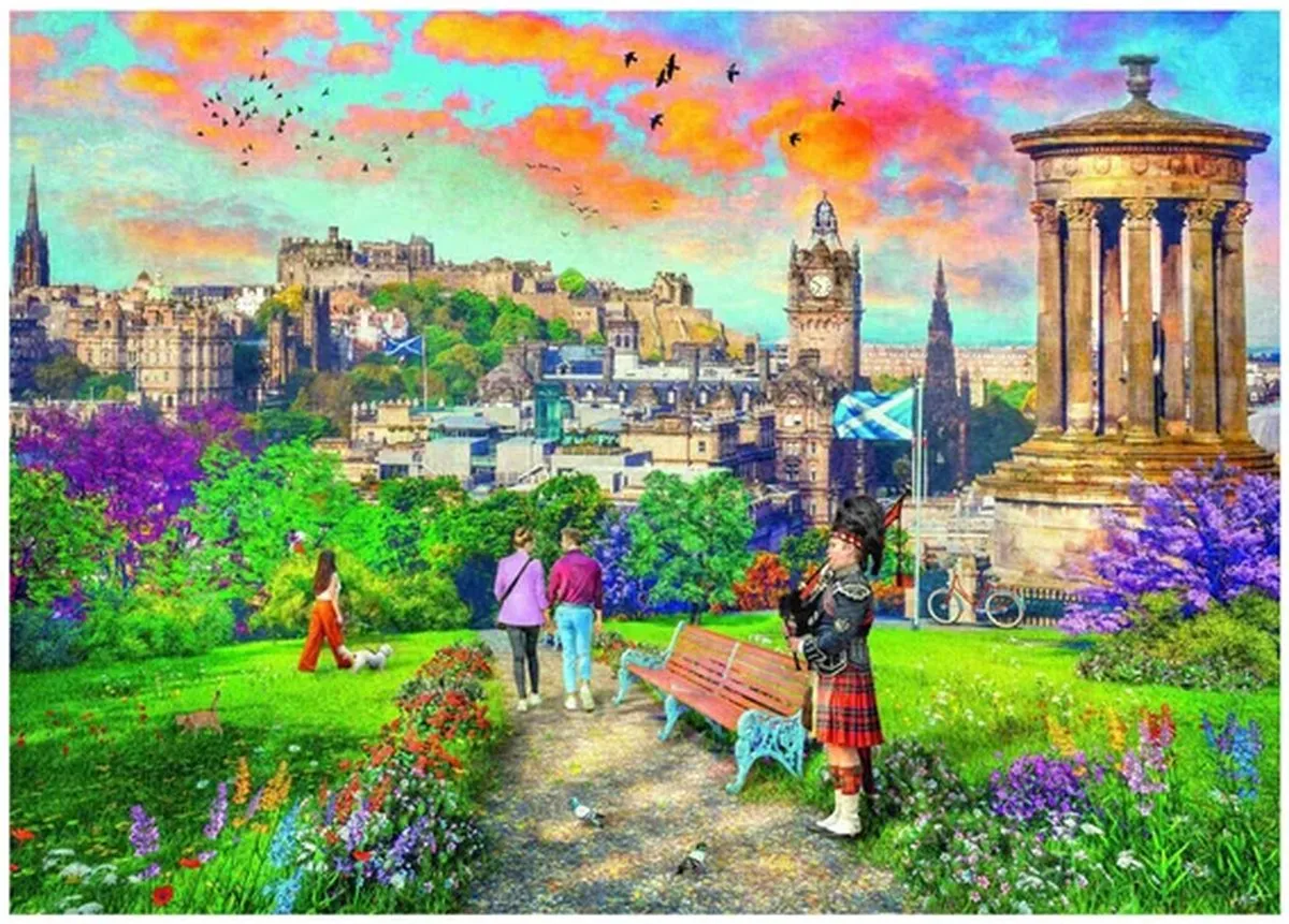 Ravensburger Edinburgh Romance Legpuzzel 1000 Stuks - Multicolor
