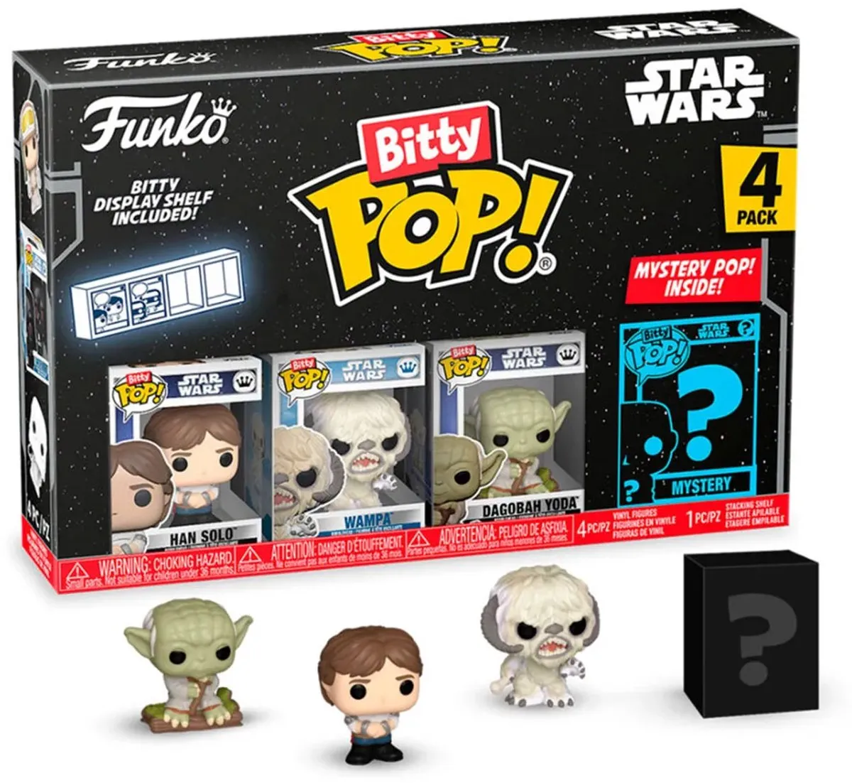 Funko Bitty Pop Star Wars Han Solo - 4 Stuks Multicolor