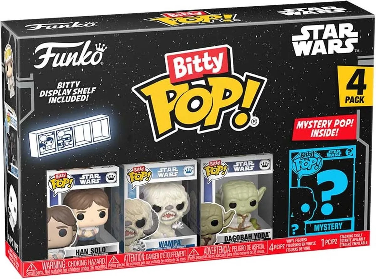 Funko Bitty Pop Star Wars Han Solo - 4 Stuks Multicolor