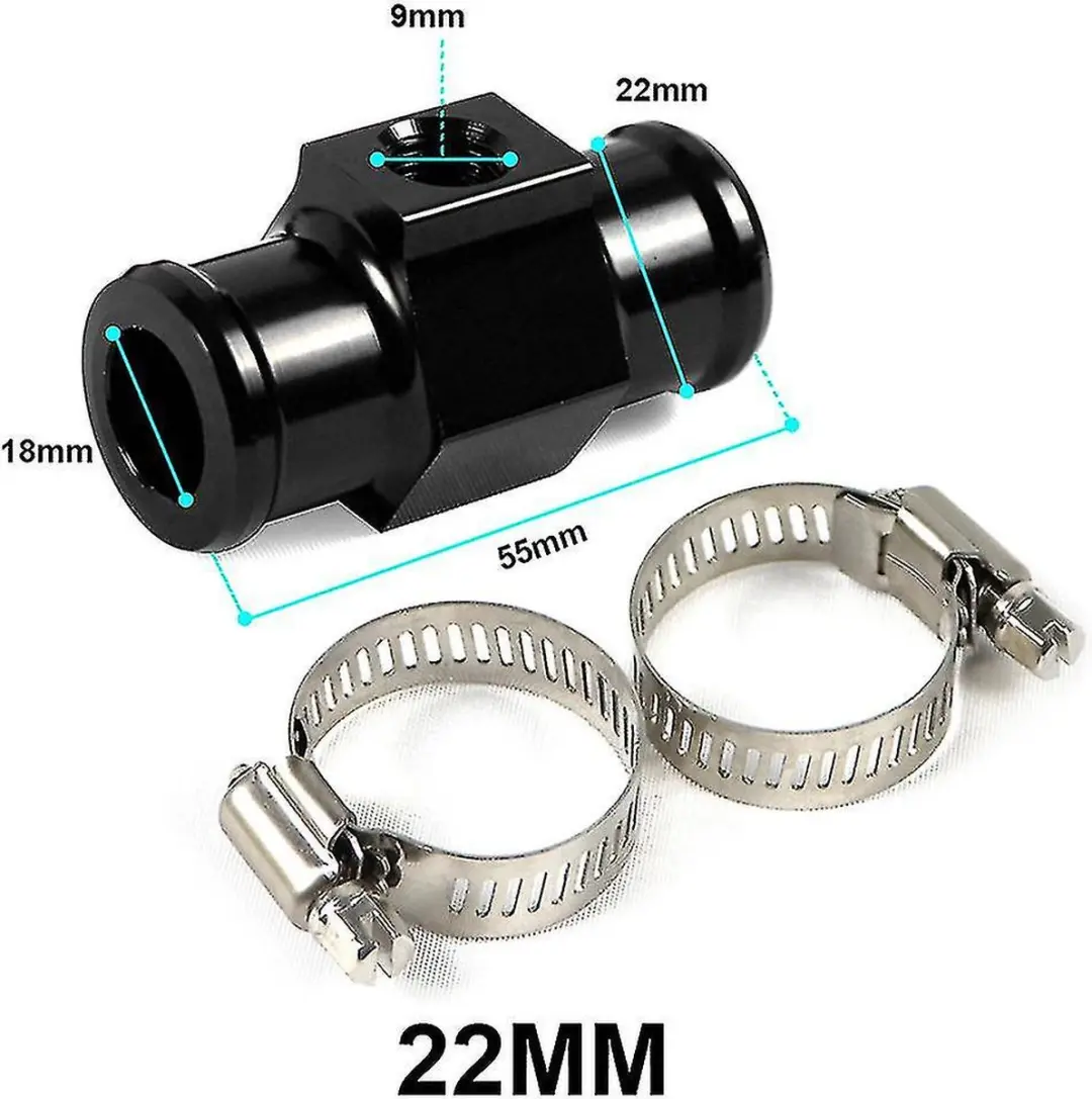 Temperatuursensor Adapter Koso Tussen de waterslang 22mm
