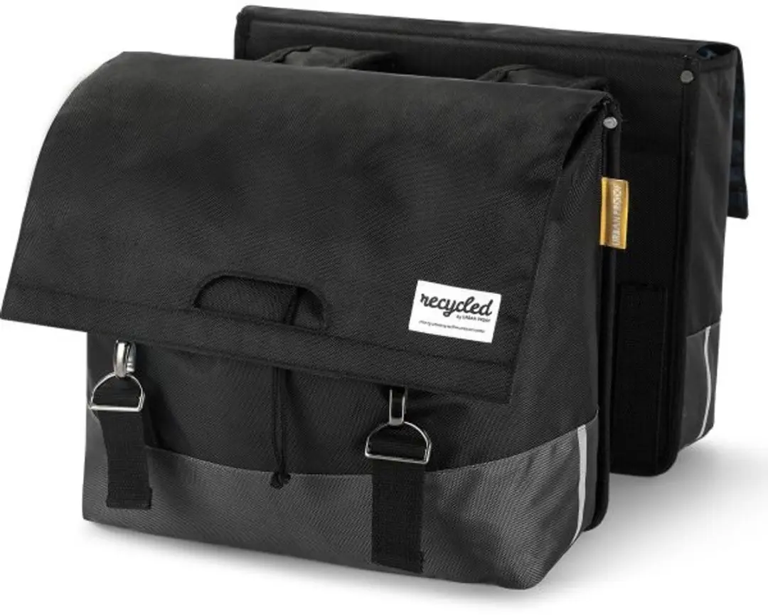 URBAN PROOF Gerecyclede Dubbele Fietstas 40L