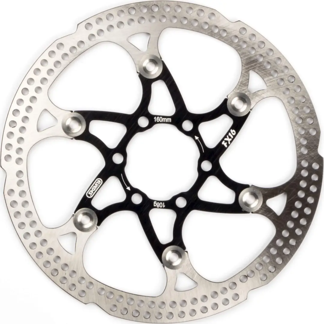 Elvedes Remschijf 160mm 6-Gaats - Zilver/Zwart Staal