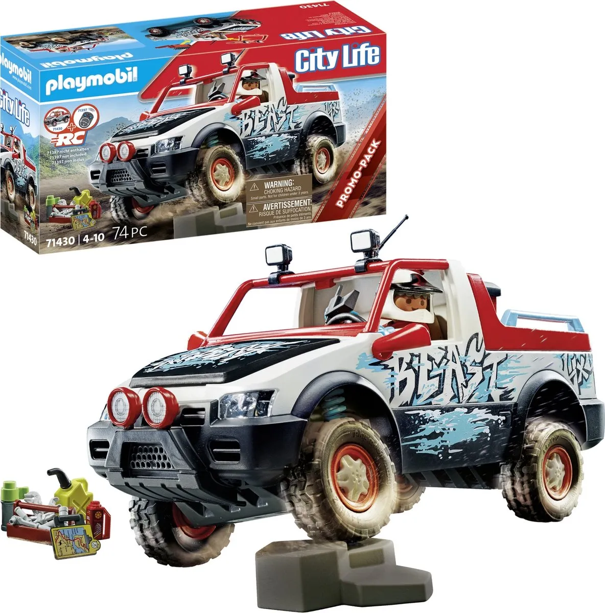 Playmobil RC-Vehicles Rallyauto 71430 - Meerkleurig - afbeelding 6 van 6