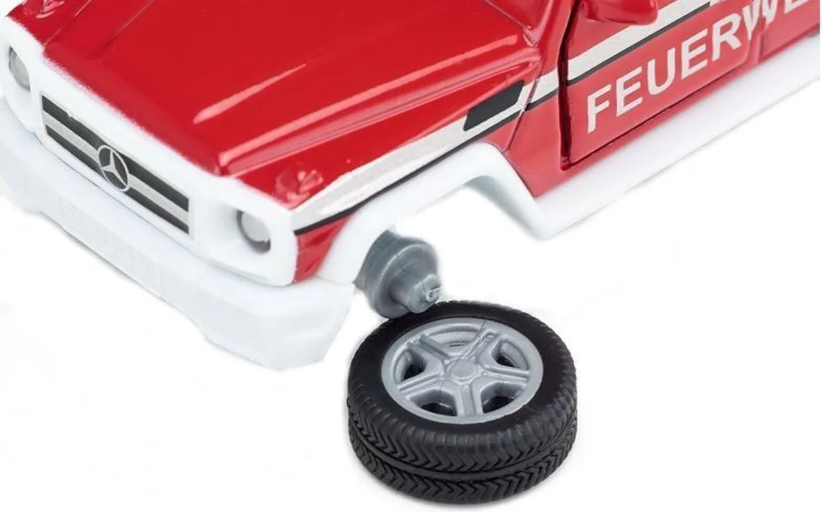SIKU Brandweerwagen Mercedes-AMG G65 9,6 cm Staal - Rood